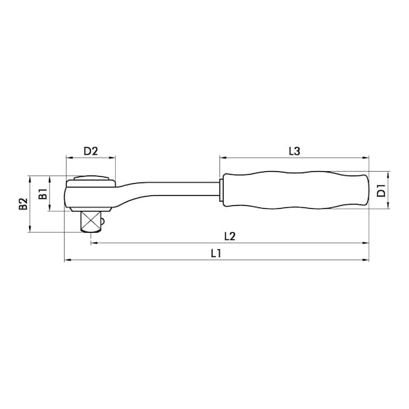 CIRCIR KOL 1/2I 72DİŞ-250MM