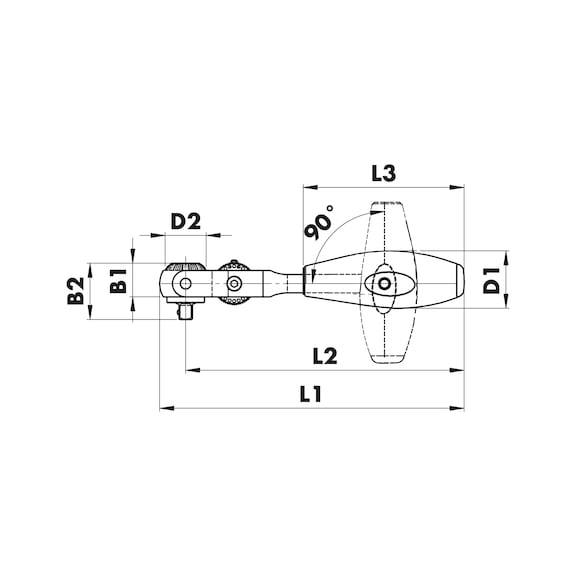 CIRCIR KOL 1/4I-ÇOK FONKS.-AÇILI-145MM