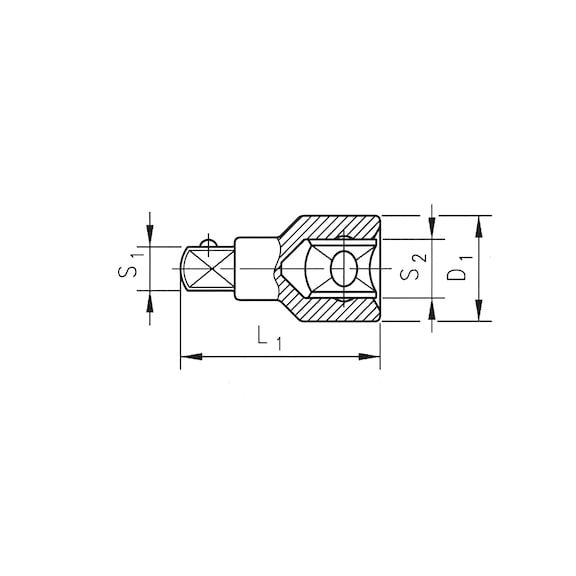 ADAPTÖR-KROM-1IDEN 3/4IE
