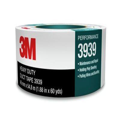 3M™ Ağır Hizmet İzole Bandı 3939 Gümüş, 24 mm x 54,8 m 9,0 mil, her kolide 36 adet, Yığın