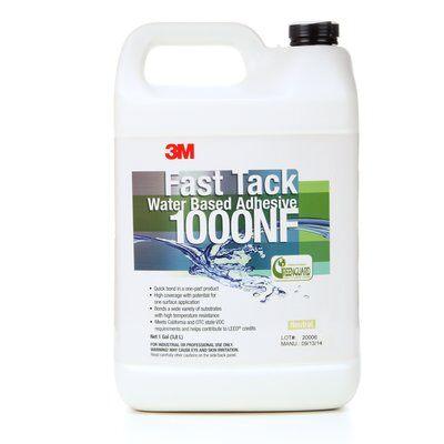 3M™ Hızlı Yapışan Su Bazlı Yapıştırıcı 1000NF Nötr, 1 Galon Teneke, kutu başına 4 adet