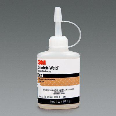 3M™ Scotch-Weld™ Hızlı Yapıştırıcı CA4 Şeffaf, 1 fl oz, her kutuda 12 adet