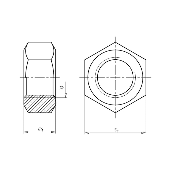 AKB.SOMUN DIN934(A2)SW5,5-M3