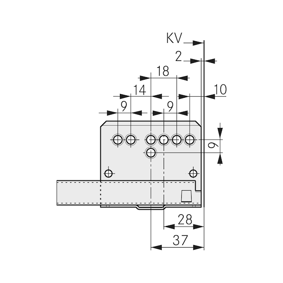 DWD-XP FRENLİ ÇİFT AÇILIM RAY 40KG 400MM