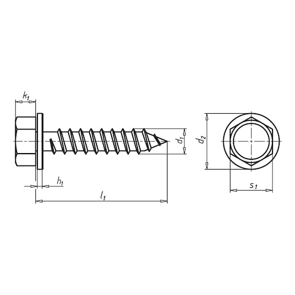 AKB.PULL.ÇAMURLUK VİDASI-SW10(A2K)6,3X16