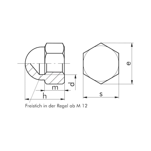 ŞAPKALI SOMN.KİLTL.DIN986-6(A2C)SW24-M16