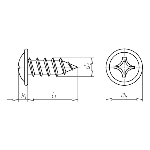 PULLU YMB.SAC VİDA.PH2-DELTA(SYH)3,9X25