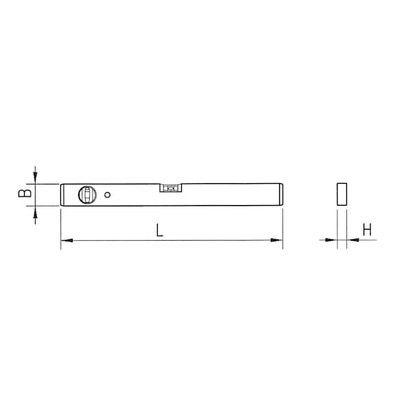 HAFİF METAL SU TERAZİSİ GRİ 60CM