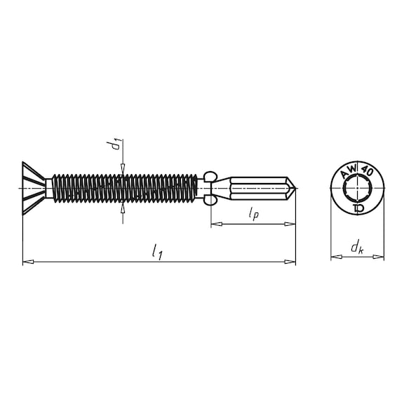 TABAN VİD.KANATLI PİAS-AW40(RUSP)8X65