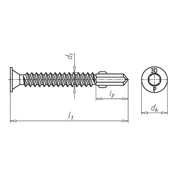 TABAN VİD.KANATLI PİAS-AW30-GRİ-6,3X80