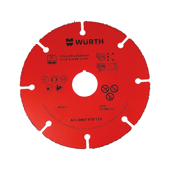 KARBÜR KESME DİSKİ D115X2