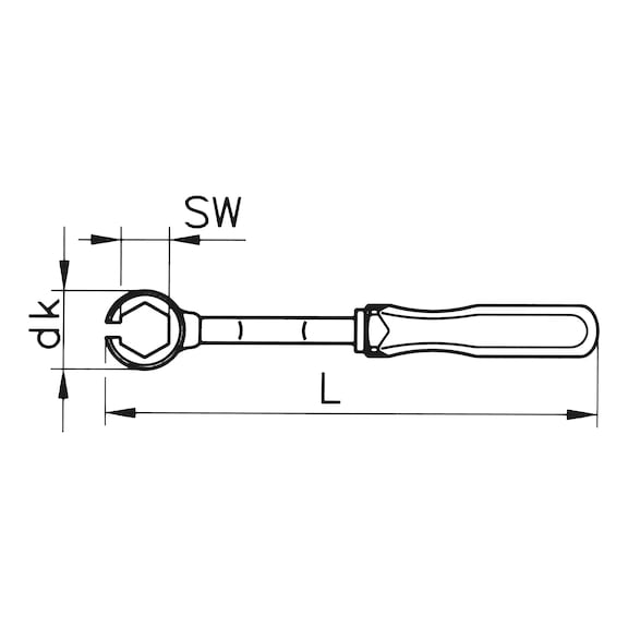 LAMBDA SENSÖR SÖKME ANAHTARI-SW22-270MM