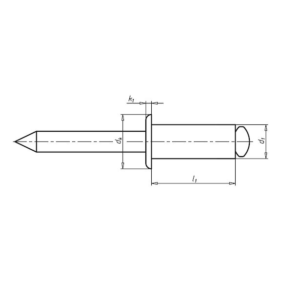 MERC.POP PERÇİN-ALU/ST A2K(9,0-11,0)6X16