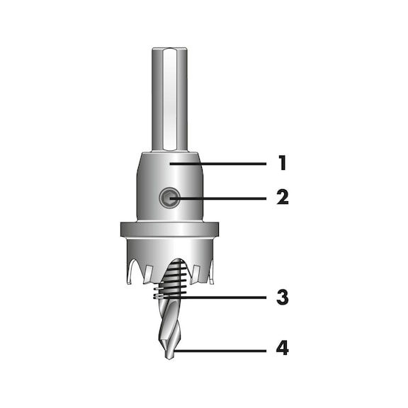 HW MERKEZLEMELİ PANÇ-PASLNMZ.İÇN-D18,6MM