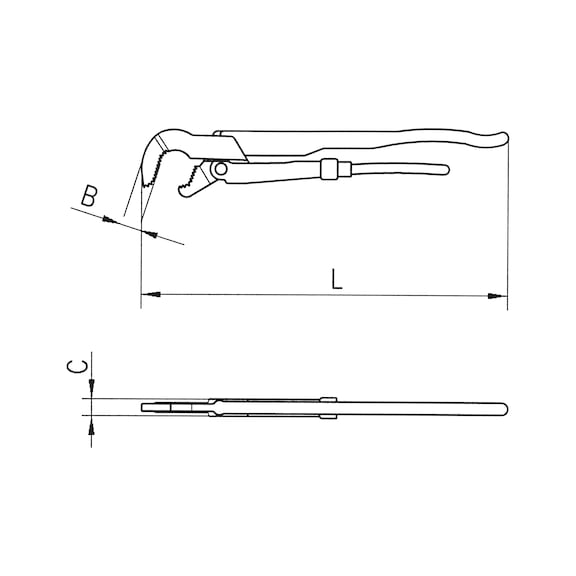 BORU ANAHTARI-PAPAĞAN ÇENELİ-320MM
