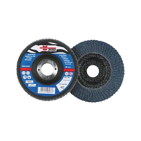 ZIRKON FLAP DISK ZIM P80