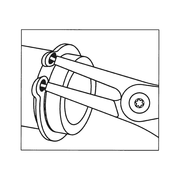 DIŞ SEGMAN PENSESİ-AÇILI(D85-140MM)305MM