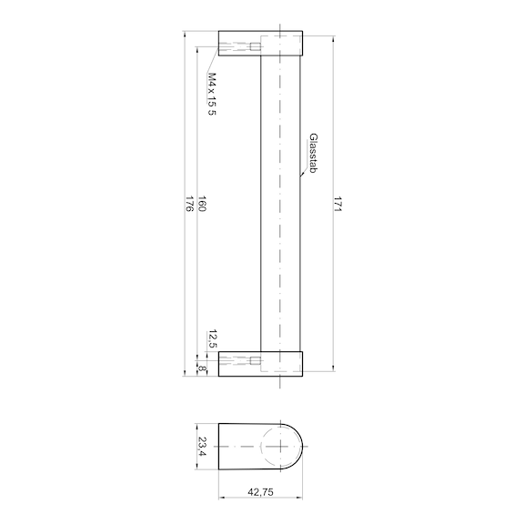 TUTACAK MAT CAM A2 TABAN 160MM